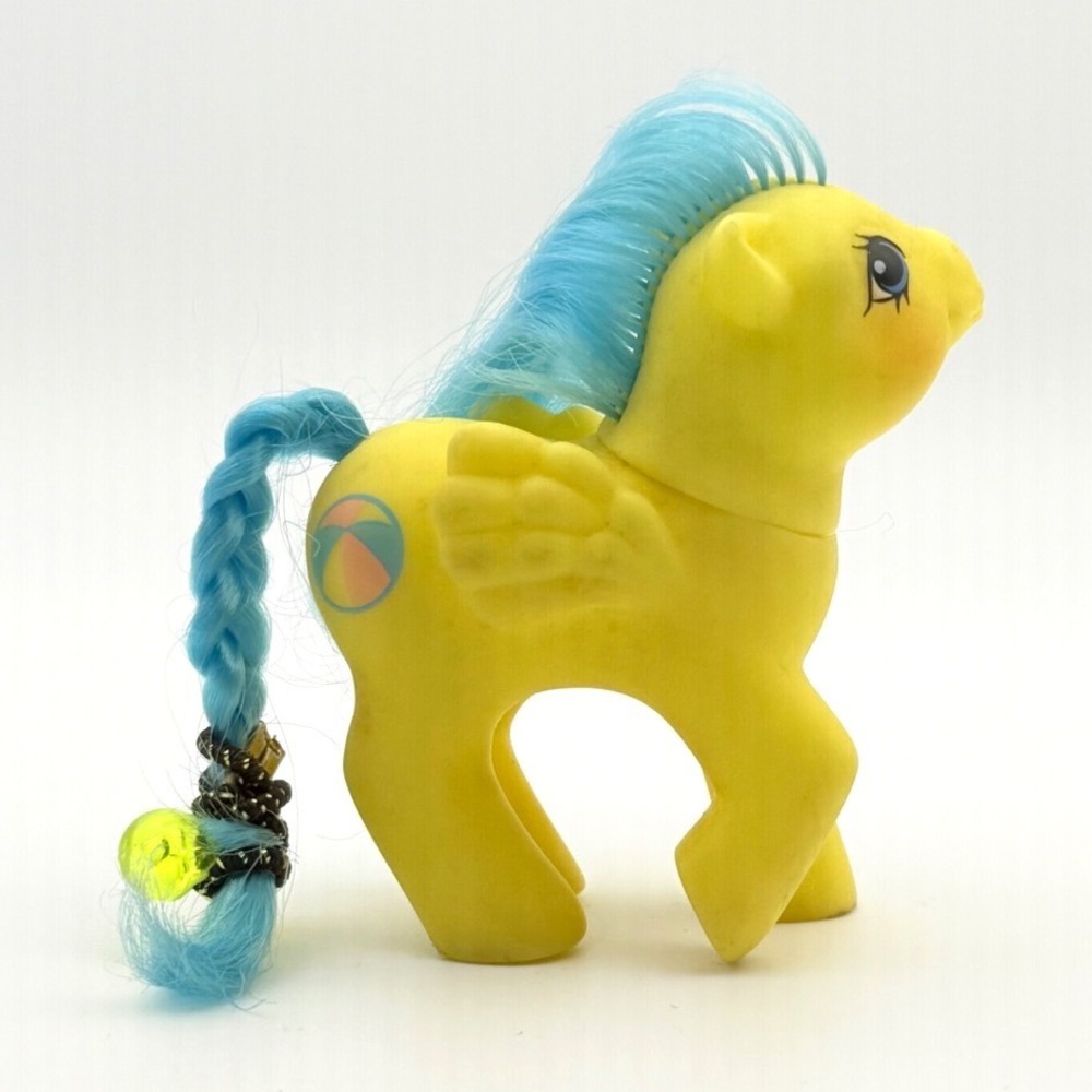 Hasbro My Little Pony figure G1, Yellow and blue - baby Bouncy
